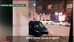 Tormentas y granizo: las imágenes más impactantes de las lluvias torrenciales en Valencia