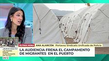 Portavoz del Sindicato de Policía, sobre los campamentos en Ceuta: "Ya avisamos de que era peligroso"
