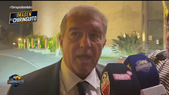 La entrevista en exclusiva de José Álvarez a Joan Laporta en El Chiringuito pidiendo el Balón de Oro para Lamine Yamal