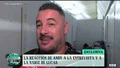 La reacción de Andy a la operación de nariz de Lucas, en exclusiva