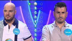 Fran y Salva se enfrentan por ocupar un lugar en ‘Rueda la letra’ y el vencedor juega la primera prueba