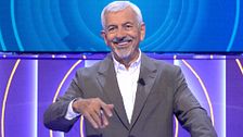 La reacción de Carlos Sobera a los aciertos de Fran