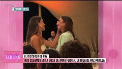 El emotivo discurso de Paz Padilla en la boda de su hija Anna: "Ser madre es dejarte volar"