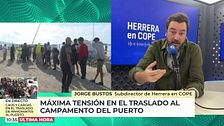 Jorge Bustos, del traslado de inmigrantes en Ceuta: "Es un parche que puede perjudicar al puerto"