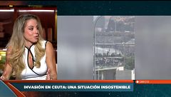 El testimonio de una vecina ceutí sobre el día de la entrada masiva de migrantes: "Parecía que estaba totalmente organizado"