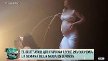 El sujetador que expulsa leche revoluciona la Semana de la Moda en Londres