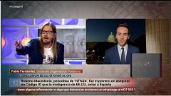Tensión entre Pablo Fernández y Roberto Macedonio al cuestionar su información: "Si ha habido un bulo es el que él ha dicho"