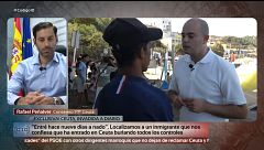 Exclusiva | 'Código 10' localiza a un inmigrante que confiesa que haber entrado en Ceuta irregularmente: "Entré hace nueve días a nado"