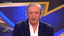 Josep Pedrerol dice su delantera titular para el Real Madrid y desata las risas en El Chiringuito
