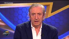 Josep Pedrerol dice su delantera titular para el Real Madrid y desata las risas en El Chiringuito