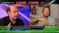 Juanma Rodríguez da su discurso sobre el Real Madrid y Jota Jordi le responde comiendo palomitas