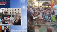 Vecinos de Ceuta acampan frente a la delegación del gobierno para denunciar la situación: “Esto es una performance de gente civilizada”
