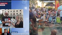Vecinos de Ceuta acampan frente a la delegación del gobierno para denunciar la situación: “Esto es una performance de gente civilizada”