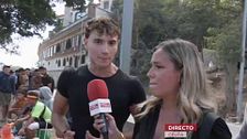 Juan, ‘El justiciero’ de Ceuta, regresa a la Playa del Trampolín y le reciben al grito de: “racista”