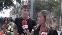 Juan, ‘El justiciero’ de Ceuta, regresa a la Playa del Trampolín y le reciben al grito de: “racista”