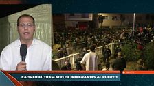 Así se vivió en Ceuta el "tenso y caótico" traslado de migrantes al puerto: "No había 1.700 en las playas, había bastantes más"