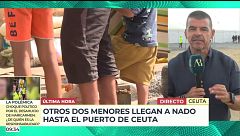 Dos menores de 11 y 15 años llegan a nado al puerto de Ceuta