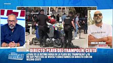 Un vecino ceutí, sobre los puestos de venta en la playa el Trampolín tras el desmantelamiento: “No es lo que había ayer, pero sigue”