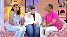 Zaira romper a llorar al saber que su padre, al que no ve desde hace 16 años, ha ido a 'El diario de Jorge'