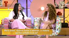 María, entre lágrimas, reacciona a los reproches de su madre: "Hay cosas que las hace por llamar la atención"