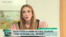 Beatriz Trapote desmiente a Belén Esteban: "Su hija sí que ha visto a sus primos, Andrea ha estado invitada como una más"