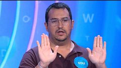 La reacción de Carlos Sobera a la imitación de un concursante: ''Lo haces muy bien''