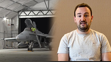 Los pilotos españoles que derribaron un dron ruso en Rumanía: "Estábamos durmiendo cuando oímos la alarma"