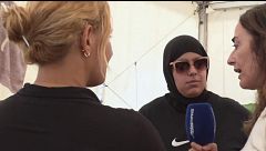 Saida, la mujer que nadó con sus cuatro hijos hasta Ceuta huyendo de su marido: "No puede pedir asilo, no sabe"