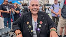 Paca, la nueva Maricarmen, que será desahuciada el 30 de noviembre, en Sol: "Queremos un techo, no una residencia"
