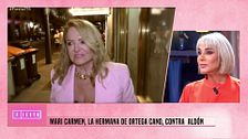 Ana María Aldón responde al inesperado ataque de la hermana de Ortega Cano