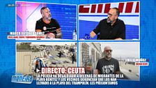 El presidente de ATME explica por qué se debería militarizar Ceuta y un vecino ceutí reacciona