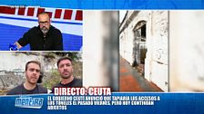 Dos bomberos señalan el motivo por el que continúan abiertos los túneles en Ceuta
