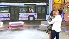 Floriana lleva a su novio a 'El diario de Jorge' para comunicarle que acepta su propuesta de matrimonio