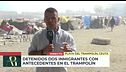 Los inmigrantes de Ceuta negocian con la pulsera del campamento: "Ducha y cama por 25 euros"