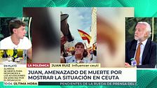 Juan Ruiz, influencer ceutí: "Voy a seguir grabando, aunque cada vez me preocupa más mi seguridad"
