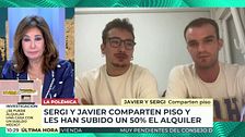 Sergi y Javier, compañeros de piso: "Si suben los alquileres pero no los salarios, tendremos que seguir compartiendo piso"