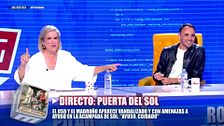 Tensión entre Pilar Rahola y Roberto Sotomayor al hablar sobre las acampadas en Ceuta y Sol: “Has querido hacer la trampa”