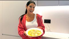 Pizza proteica de papel de arroz para desayunar, en la versión de María Pespí