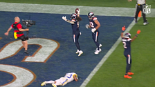 Los Broncos firman una remontada de 16 puntos antes Los Rams con la magia de Bo Nix y el superpoderoso Hufanga