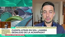 David Gutiérrez, Portavoz de la CEP: "El derecho de manifestarse no puede ser indefinido ni pasar por encima del derecho de otras personas"