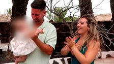 Exclusiva | Así ha sido el bautizo de la hija de Patri y Lester: las imágenes