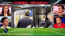 La imagen exclusiva de El Chiringuito en pleno terremoto Cristiano Ronaldo: viaje de urgencia para evitar la ruptura