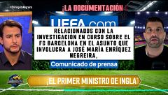 José Álvarez: "Ceferin le ha transmitido a Laporta que la UEFA no se plantea sancionar al Barça"