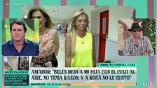 Amador Mohedano se une a las críticas a Belén Esteban: "No se portó bien ni con Rosa ni con mi hija"