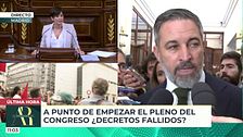 Abascal, de Sánchez: "Al psicópata de La Moncloa solo se le ocurre organizar violencia y rodear el Congreso"