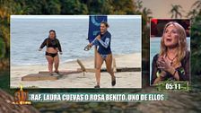 'El equipo sol' se enfrenta al juego de recompensa, 'En el corazón de la bestia', con los gritos de ánimo de Chiqui