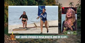 'El equipo sol' se enfrenta al juego de recompensa, 'En el corazón de la bestia', con los gritos de ánimo de Chiqui
