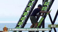 Barranco se atasca formando la escalera del juego de recompensa: la prueba del 'equipo luna', al completo