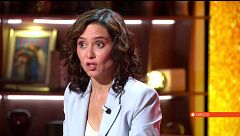 Ayuso carga contra Pedro Sánchez: "En él todo es una farsa, no hay una vez que diga la verdad"