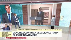 Lo que dice la comunicación no verbal de Pedro Sánchez: "Las miradas se asocian a que está hecho polvo"